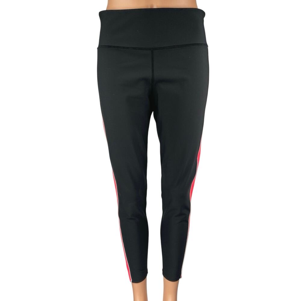 Soul Women's Black High Waisted Skinny Leg Activewear Workout Leggings Pants L
